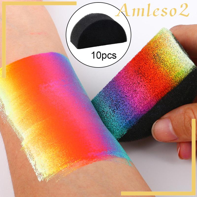 Set 10 Mút Xốp Sơn Mặt / Cơ Thể Chuyên Nghiệp