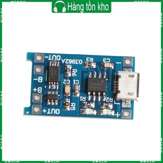 Bảng mạch sạc pin lithium 18650 5v 1a sự bảo vệ