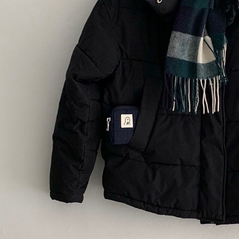 Ví Đựng Tiền Xu Màu Trơn Họa Tiết Caro Dễ Thương