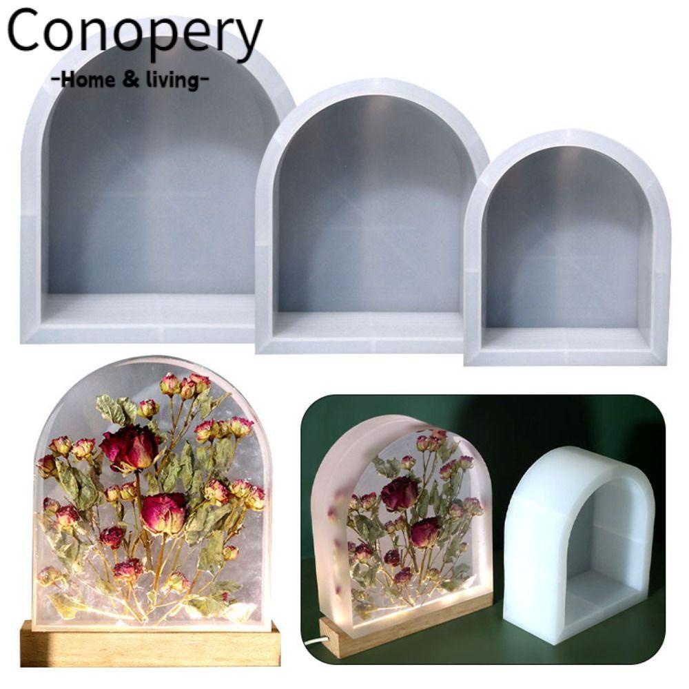 Conopery Khuôn silicone Làm Vòm resin epoxy resin Thủ Công diy Hình Dạng Vòm Thời Trang s / m / l