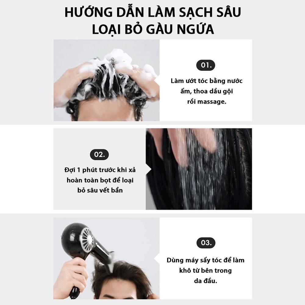 Cặp Gội- Xả  Bohime Biotin Kích Thích Mọc Tóc, Phục Hồi Tóc Hư Tổn 500ML