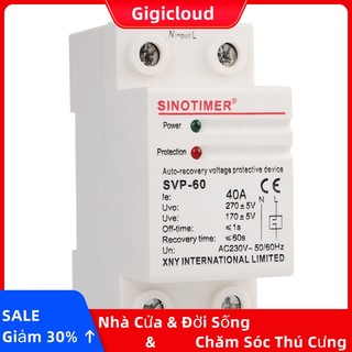 Thiết bị bảo vệ điện áp tự động gigicloud svp-60 220v