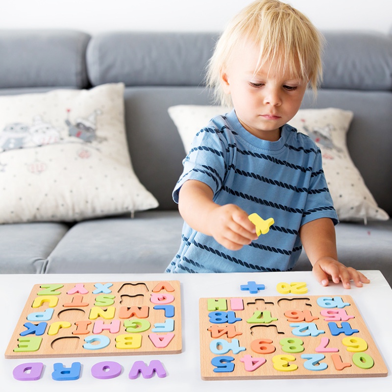 Jigsaw Bộ Đồ Chơi Xếp Hình Giáo Dục Sớm Cho Bé montessori