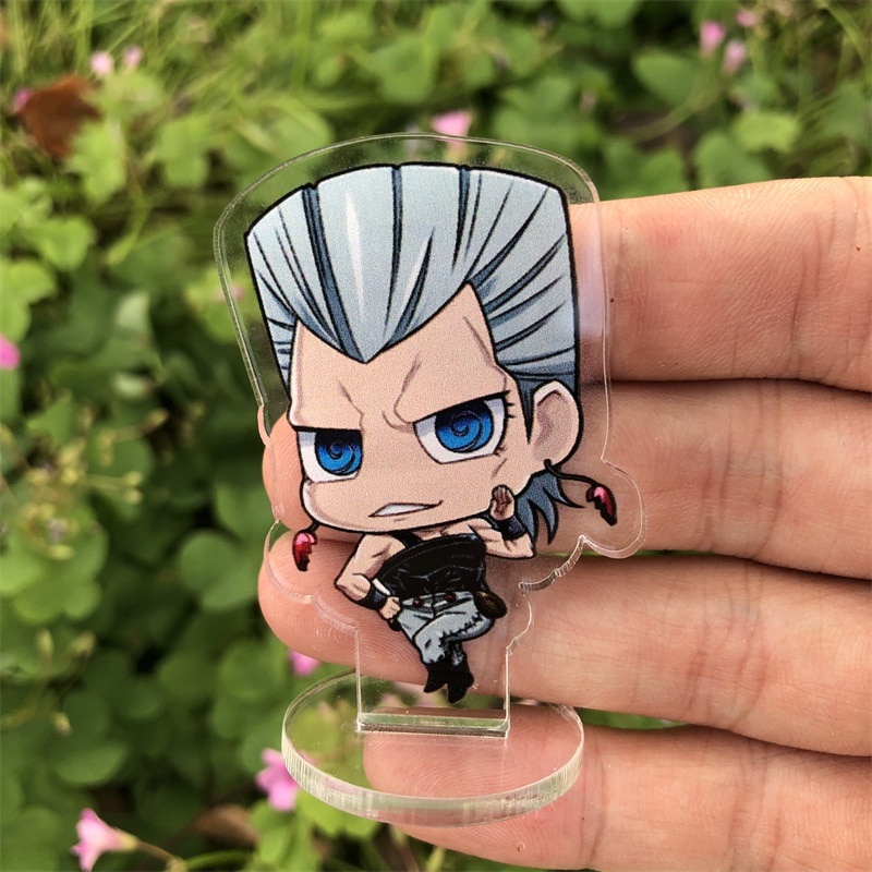 Mô hình Standee Anime JoJo's Bizarre Adventure Kujo Jotaro Giorno Giovanna Bruno Buccellati decor góc học tập để bàn