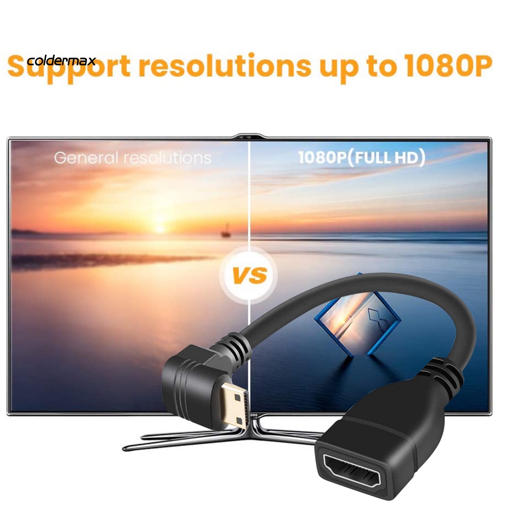 Cáp Nối Dài 20cm Góc Phải 90 Độ hdmi Bằng pvc Cho tv