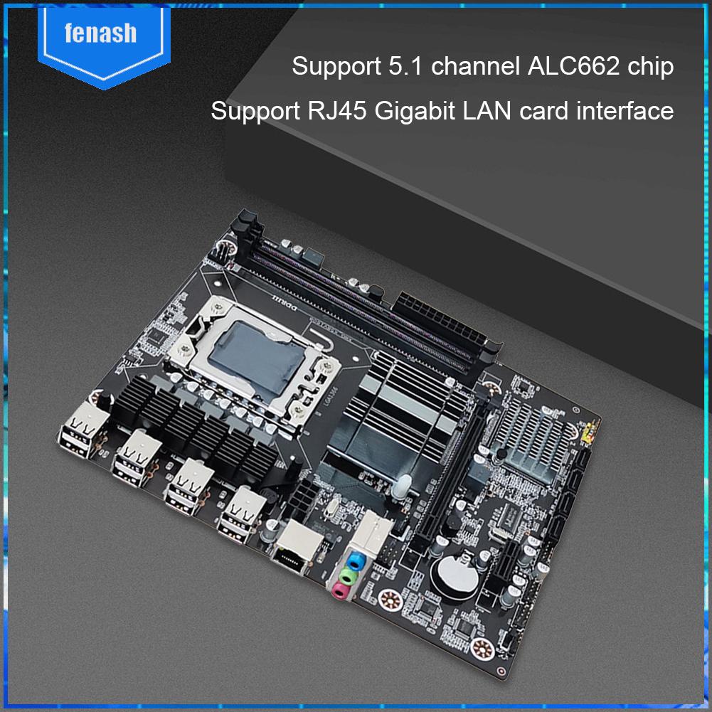 Bo Mạch Chủ Hai Kênh Hỗ Trợ Chơi Game au- x58 lga 1366 e5640