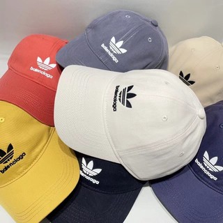 Balenciaga summer cotton wash baseball cap breathable peaked cap Clover sun hat all-match ins sun hat trendy