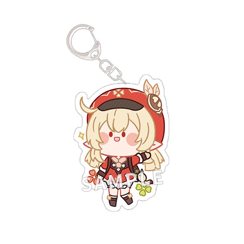 Móc khoá Genshin Impact Yae Miko Kunikuzushi Scaramouche Kaedehara Kazuha anime chibi acrylic trưng bày trang trí