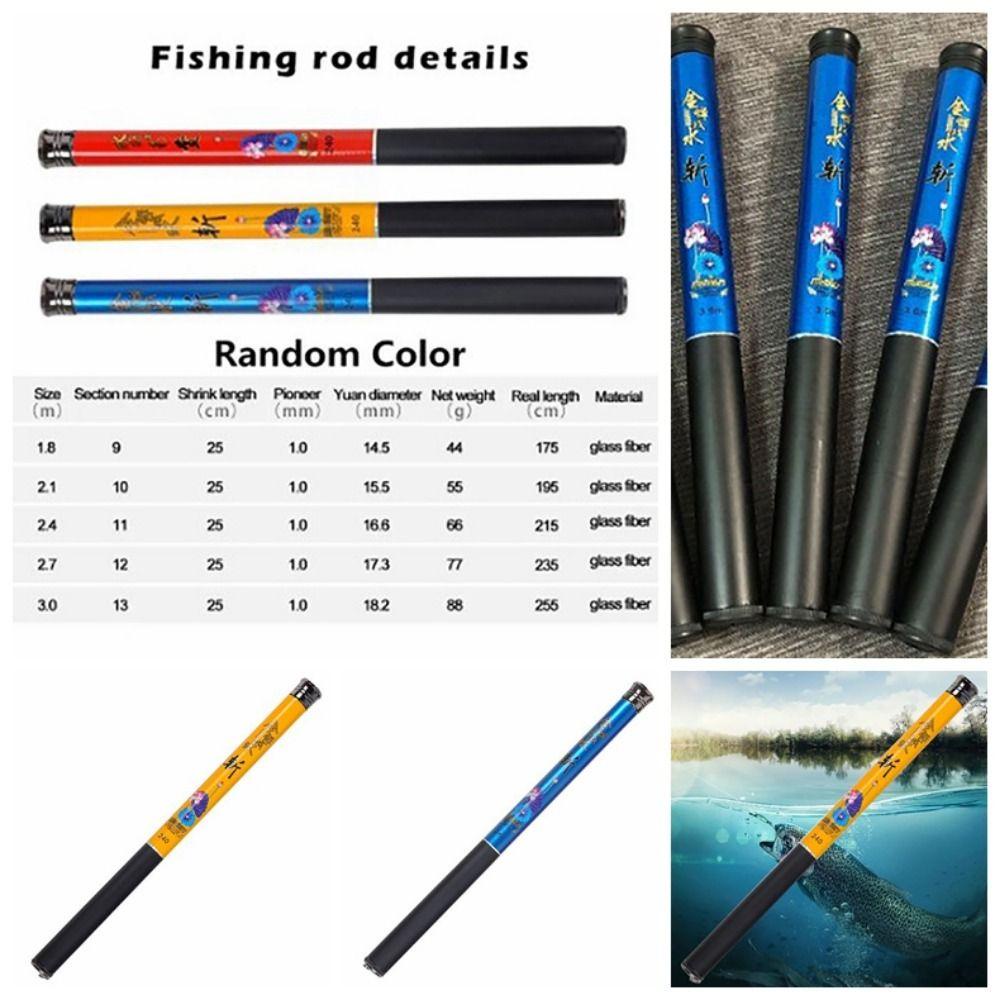 Dalton Cần Câu Cá mini Bằng Sợi carbon Thủy Tinh Siêu Nhẹ 1.8 / 2.1 / 2.4 / 2.7 / 3.0m