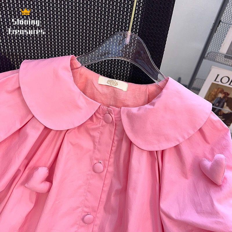 ShiningTreasures Váy Bé Gái váy váy trẻ em công chúa bé gái thời trang dễ thương đẹp 2023 NEW KLQ23915YI 37Z230915
