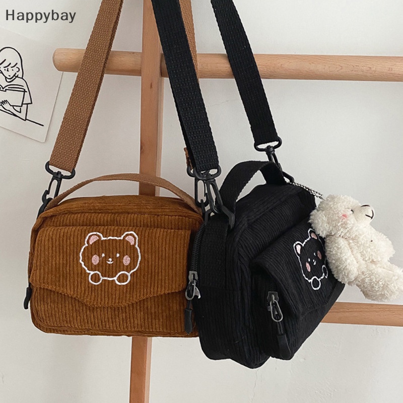 Túi Đeo Chéo Vai Hình Gấu Dễ Thương Đựng Điện Thoại Phong Cách vintage Cho Nữ