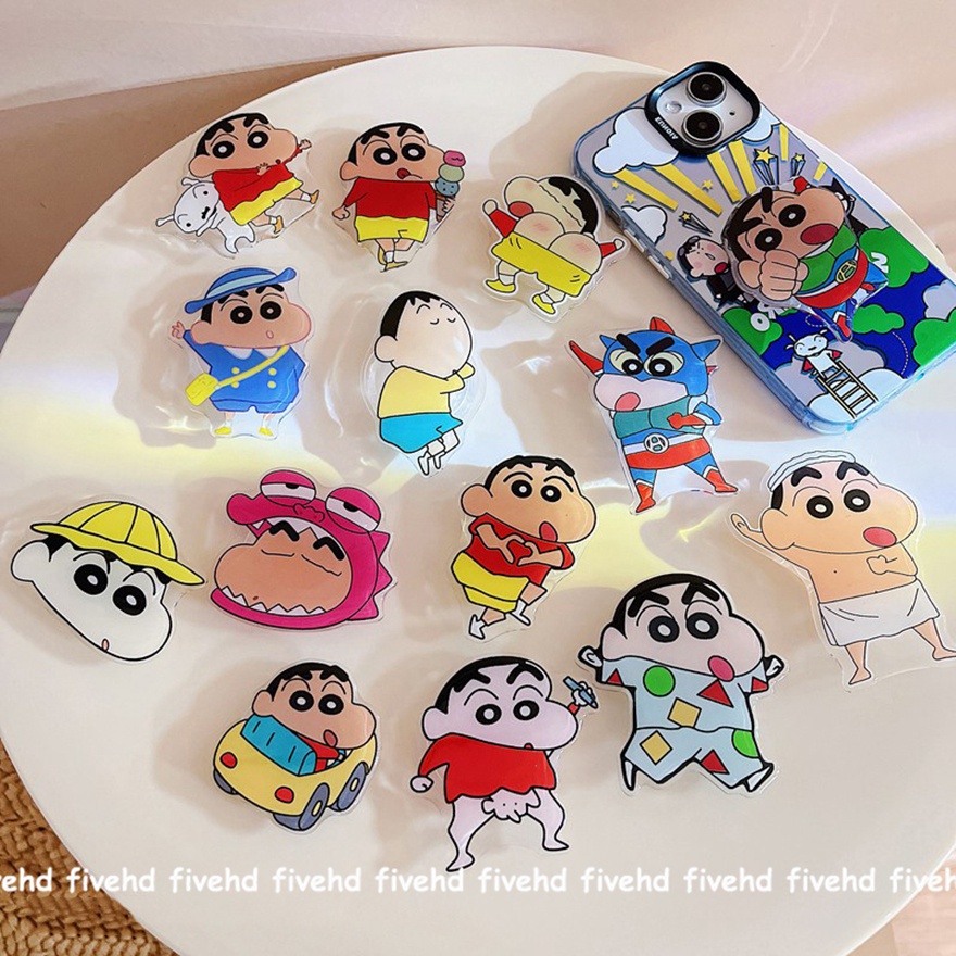 Giá Đỡ Điện Thoại Đệm Khí Thiết Kế Hoạt Hình Cậu Bé Bút Chì shin-chan Dễ Thương