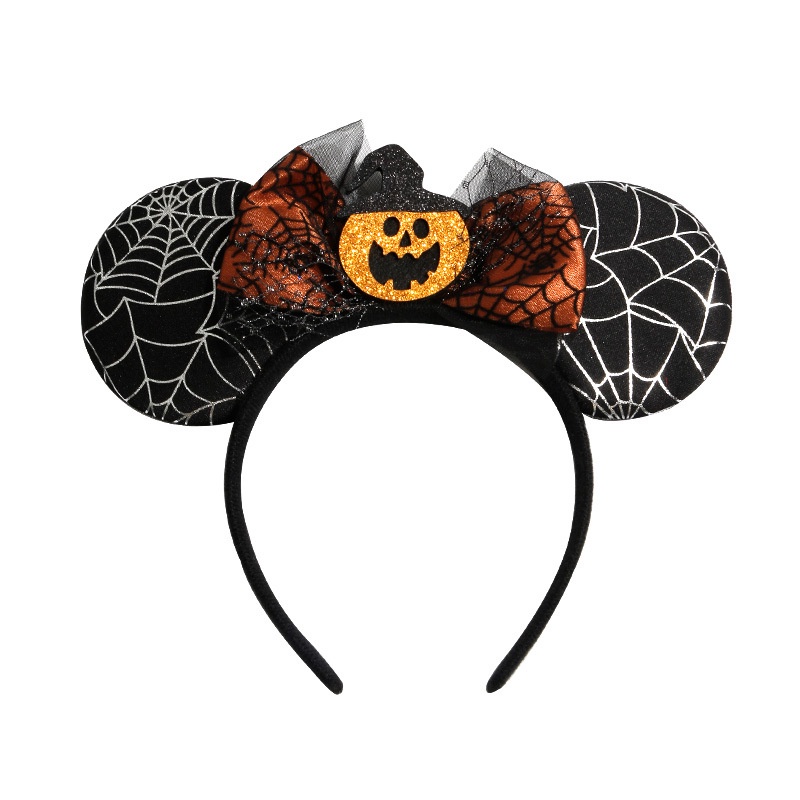 Cài Tóc Hình Nhánh Cây Nhện Đen Vui Nhộn Cho Lễ halloween sq3