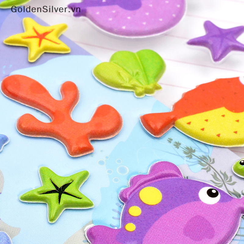 Goldsilver Hình Dán 3d Hình Cá Heo Cá Heo Sinh Động Cho Bé vn