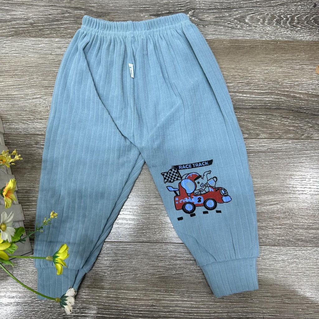 Quần dài len tăm hình thú cho bé trai, bé gái