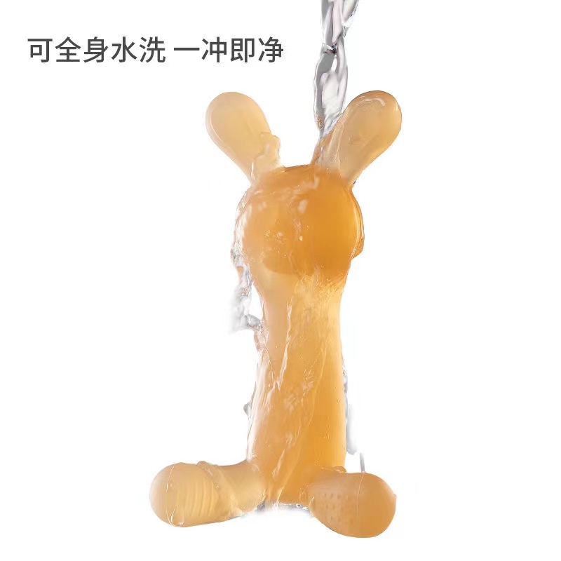 Gối Ôm Hình Tai Thỏ Bằng silicone Mềm Mại Cho Bé