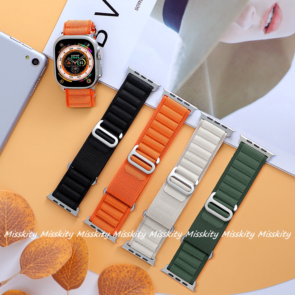 Alpine Dây Đeo Đồng Hồ iwatch 44mm 40mm 49mm 45mm 41mm 38mm 42mm series 9 5 se 6 7 8 ultra 2