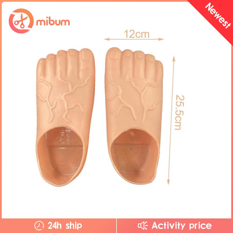 Dép Xỏ Ngón Hình Bàn Chân Trần Vui Nhộn Cho Tiệc Hóa Trang