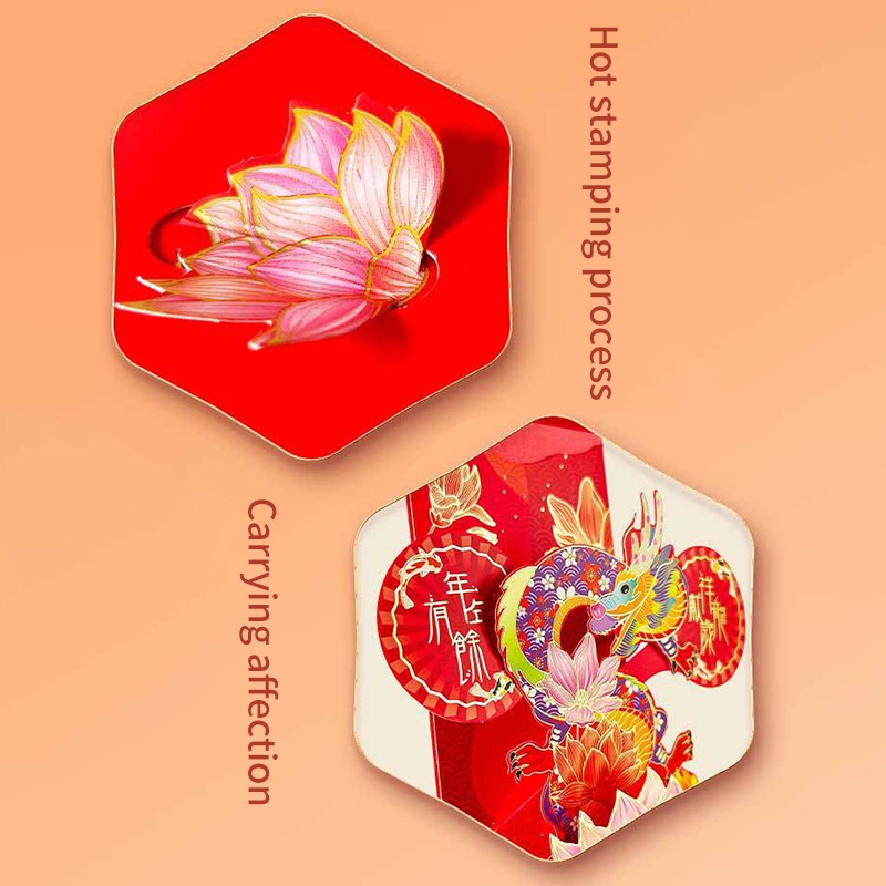 Bao Lì Xì Năm Mới 2024 Họa Tiết Rồng 3d Xinh Xắn