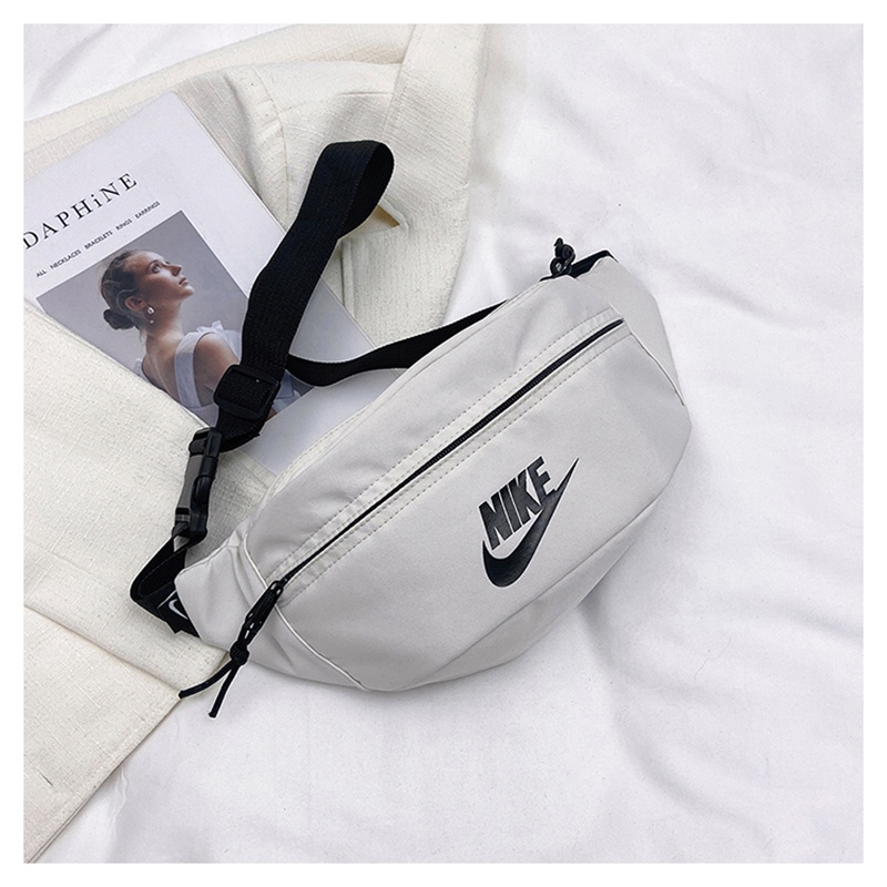 Nike Túi Đeo Chéo canvas Khóa Kéo Siêu Nhẹ Chống Trộm Thời Trang Cho Nữ