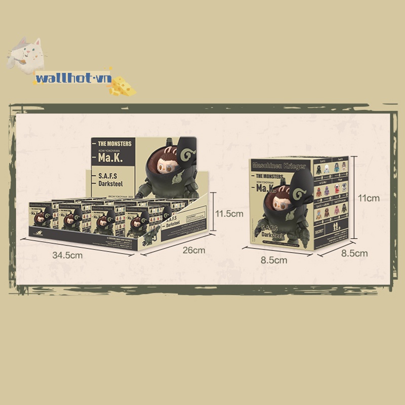 Wallhot > Mô Hình Đồ Chơi popmart labubu the monsters X ma.k series Hộp Bất Ngờ Quà Tặng Sinh Nhật