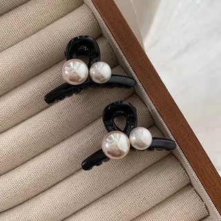 Kẹp Tóc Nhỏ Đính Ngọc Trai Sang Trọng Phong Cách hepburn Cho Nữ