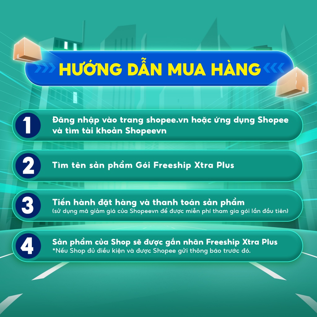 Gói Miễn Phí Vận Chuyển Xtra Plus