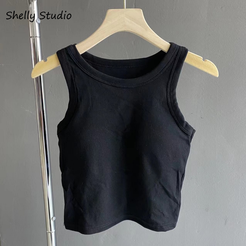 Áo tank top 2 Trong 1 Với Đệm Ngực Và Áo Ngực Không Dây Cho Nữ