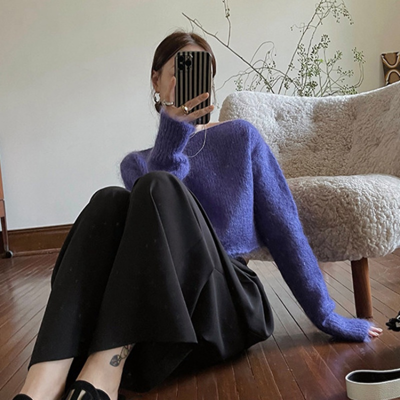 Áo len nữ Áo Len Dài Tay Thiết Kế Mới Thời Trang Dành Cho Mùa Thu Đông áo len croptop