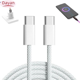 Cáp USB C Sang USB C USB Type C 480Mbps Cáp Dữ Liệu Dệt Cáp Sạc Nhanh Cho Laptop Điện Thoại Thông Minh Chiều Dài 1M / 2M