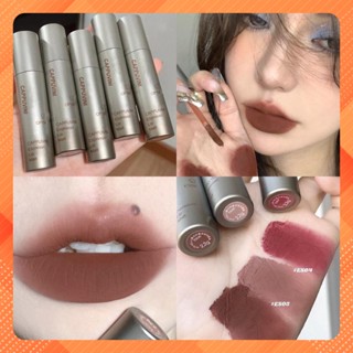 (Son mới 2023)Son kem lì Cappuvini 8 màu lựa chọn,tone trầm đỏ nâu đất rất xinh, son môi chính hãng nội địa trung