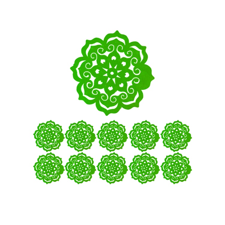 Set 10 Phụ Kiện Làm Mát Không Khí Chống Văng Có Mùi Hương Cho Nhà Hàng / Phòng Tắm