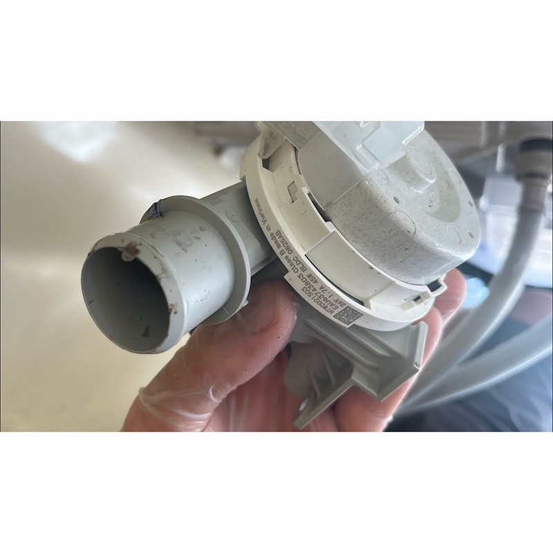 Bơm xả máy giặt LG 26V DC lồng ngang gài - Pump xả nước MG LG cài cửa trước hàng Tốt