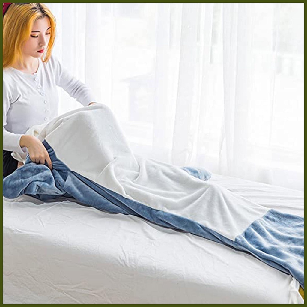 Chăn Liền Thân Hóa Trang Cá Mập Hoạt Hình onesie Đáng Yêu Có Mũ Trùm Đầu Cho Trẻ Em Và Người Lớn tongvn