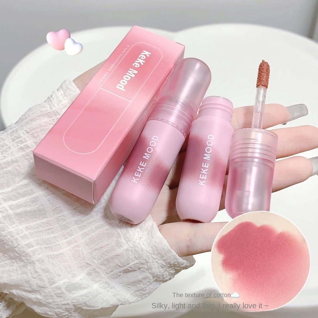Kelmood Son Môi Nhung Lì Tự Nhiên Lâu Trôi Chống Thấm Nước