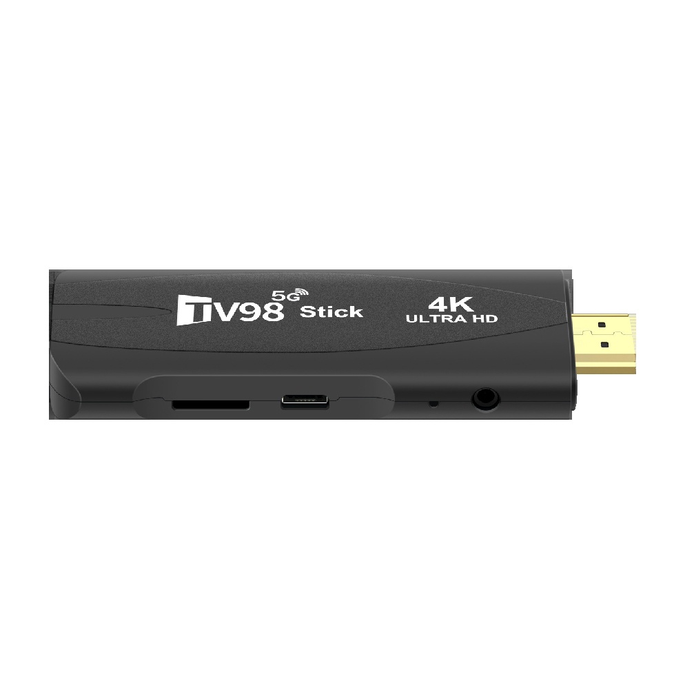 TV98 TV Stick Android12.1 2.4G 5G Dual WiFi Android Smart TV Box 4K 60Fps