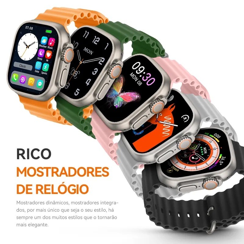 Hw68 Đồng Hồ Thông Minh mini Màn Hình Cảm Ứng 8 1.75 inches nfc 41mm