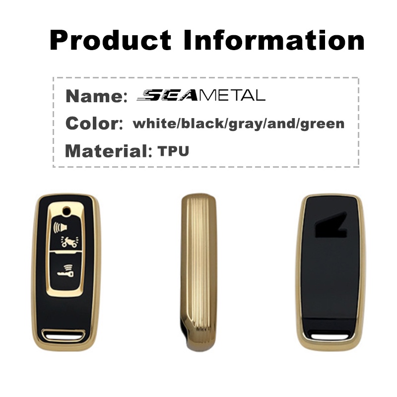 Vỏ bọc chìa khóa xe máy BLALION Vỏ Bảo Vệ Chìa Khóa Xe Hơi Kèm Móc Khóa Cho honda