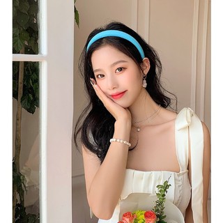 Bờm Tóc Bọt Biển Băng Đô Cài Tóc Nhiều Màu .