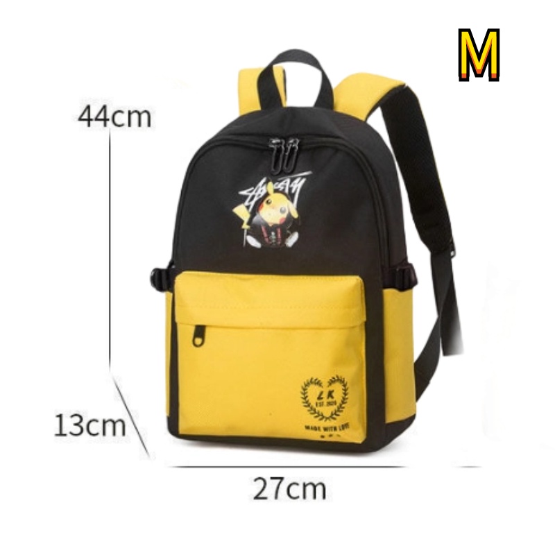 MOUSOON Mới Ba Lô Học Sinh In Hình pikachu Dễ Thương Cho Bé