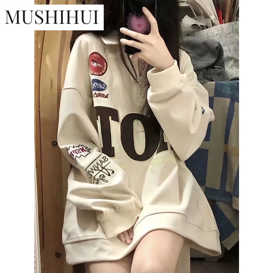 MUSHIHUI Áo Khoác áo khoácnữ Chất lượng thời trang thoải mái Thời trang Cái mới Korean Style fashion A28J10A 36Z230909