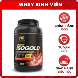 [Chính hãng] PVL Iso Gold 2lbs (910gr) Cung Cấp 27gr Protein Siêu Tinh khiết Tăng Cơ Cho Người Tập
