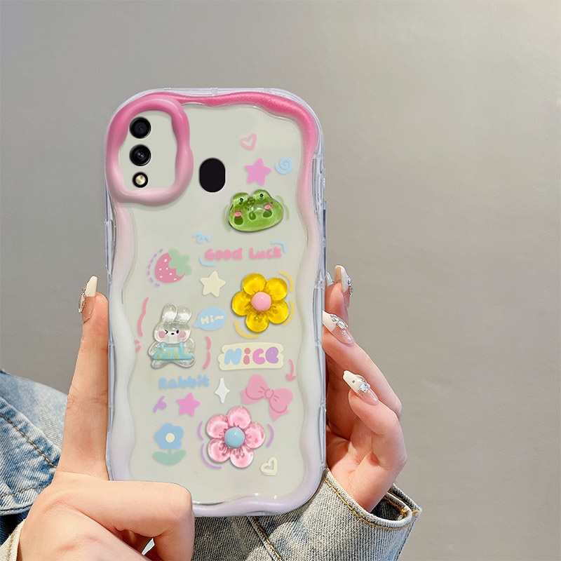 Ốp lưng samsung a10s Dễ Thương Ốp Điện Thoại Chống Sốc Hình Búp Bê Hoạt Hình 3d Thời Trang Cho samsung a10s