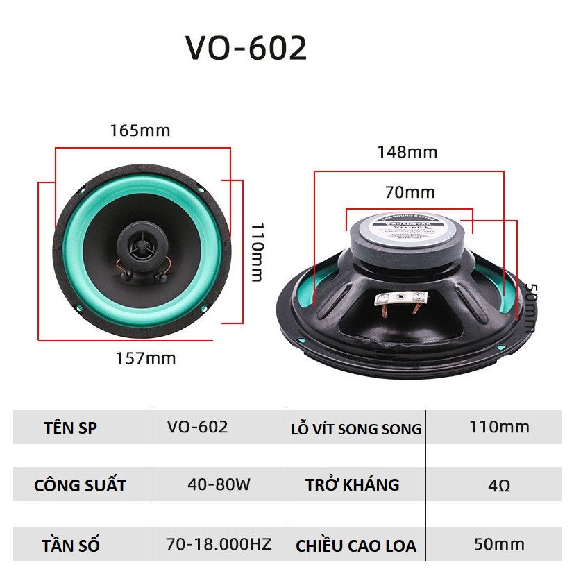 Loa bass toàn dải 16 dành cho xe ô tô chất lượng cao-giá 1 loa