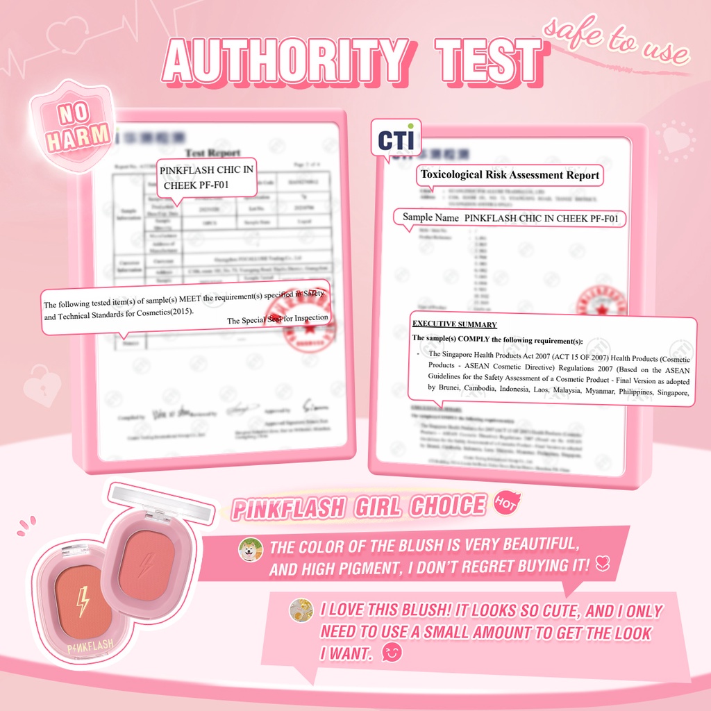 Phấn má hồng PINKFLASH trang điểm làm đẹp 11 màu tùy chọn 30g VM_PHARMACY