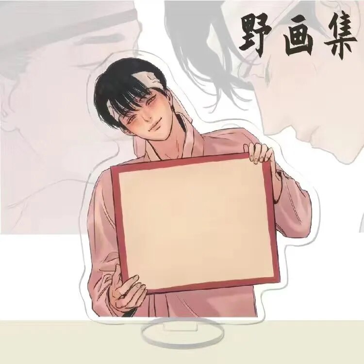 Mô hình Standee Anime Thiếu niên sò Pearlboy Dooshik BL Hàn Manhwa Jin Joo Ha Phụ kiện trang trí để bàn góc học tập