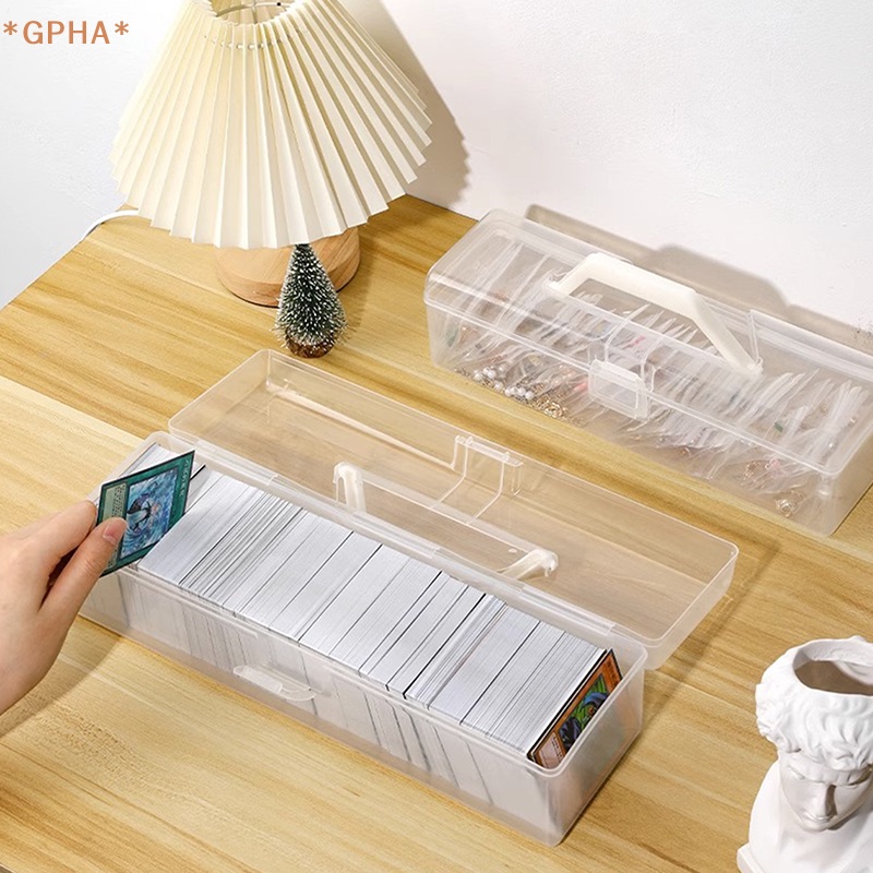 Gpha Hộp Đựng Thẻ Trong Suốt Có Nắp Đậy Tiện Dụng Mới