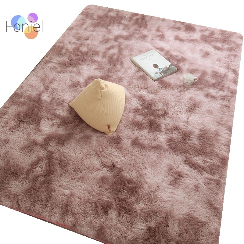 Thảm Lông Xù Mềm Mại Chống Trượt Lót Sàn Phòng Ăn / Phòng Ngủ Nhà Cửa