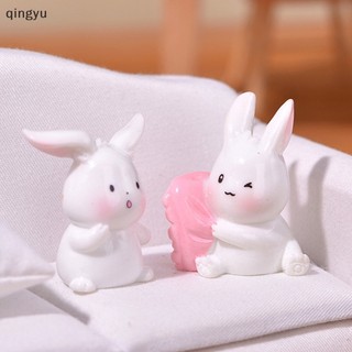 Mới 1 Tượng Thỏ Cà Rốt mini Trang Trí Tiểu Cảnh