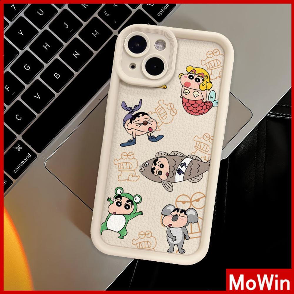 Ốp lưng iPhone 15 Pro Max Ốp Da Họa Tiết Màu Trắng Ốp Lưng TPU Chống Sốc Vỏ Mềm Hình Hoạt Hình Dễ Thương Trẻ Em Vui Nhộn Tương thích với iPhone14 Pro Max 13 Pro Max 12 Pro Max 11 XR XS 7Plus 8Plus